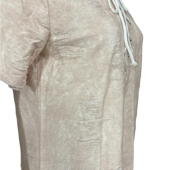 Distressed Laced V Neck Pink Dress
New - Picture 8 of 10